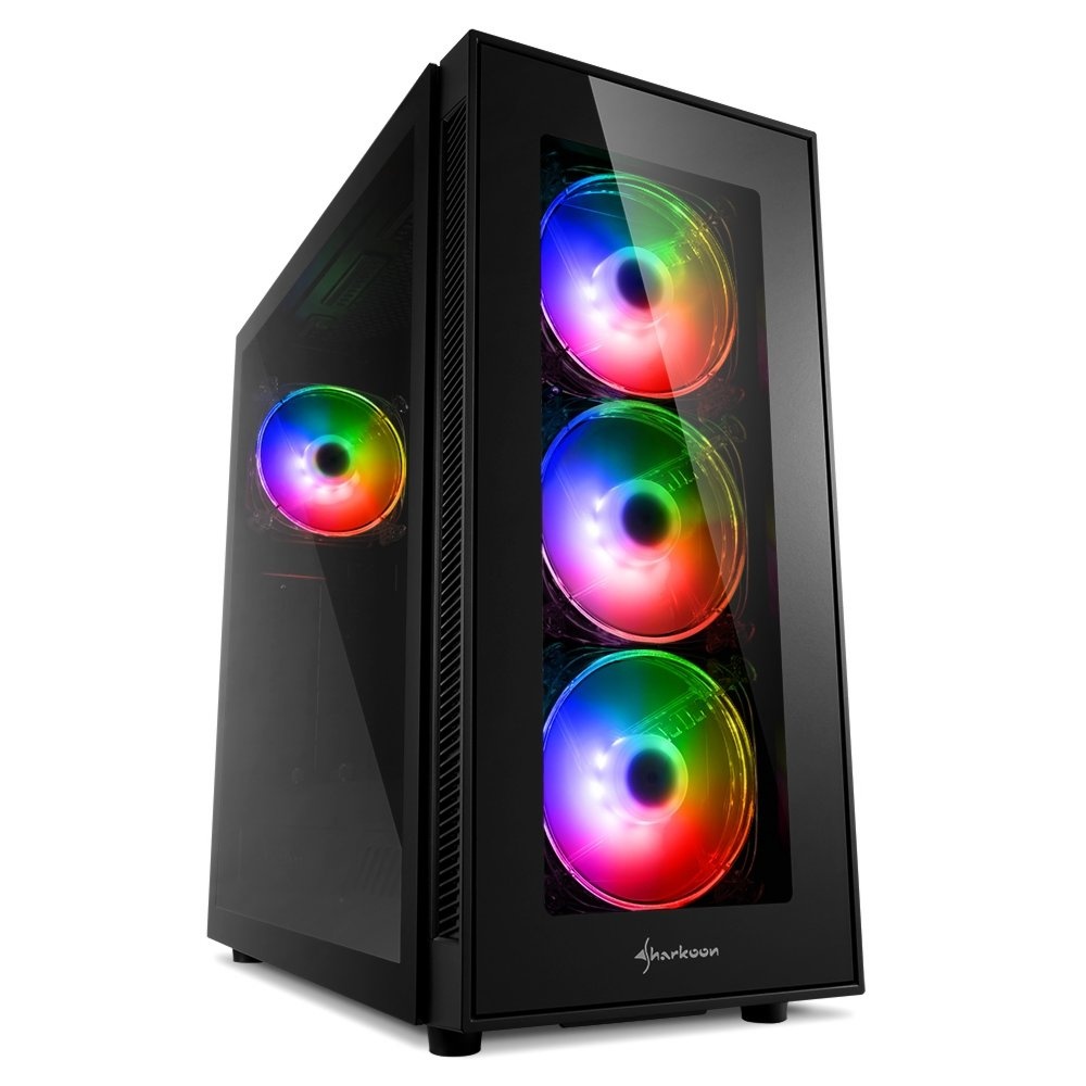 Sharkoon TG5 Pro RGB | Midi Tower Case | Zwart