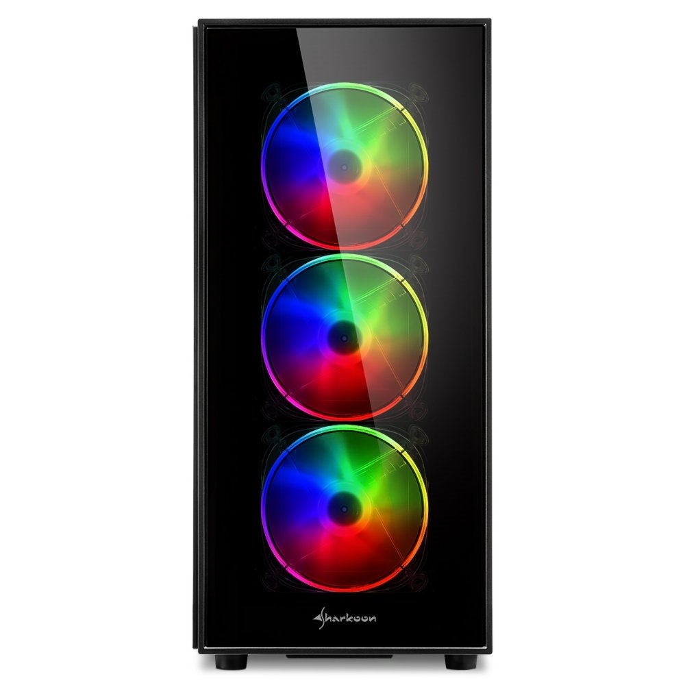 Sharkoon TG5 Pro RGB | Midi Tower Case | Zwart - Afbeelding 2