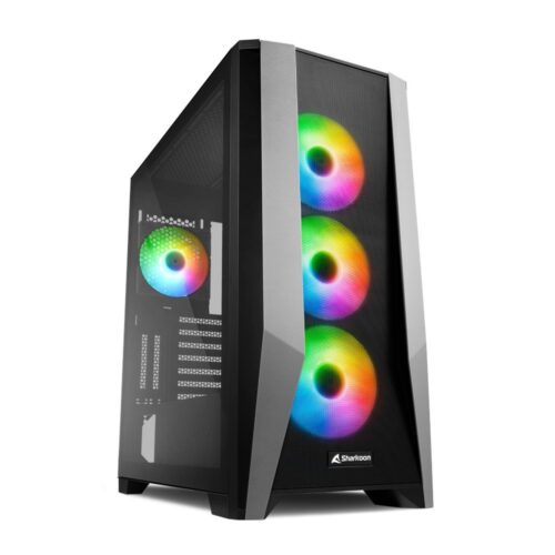 Sharkoon TG7M RGB | Midi Tower Case | Zwart
