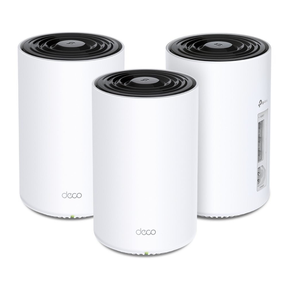 TP-Link Deco PX50 (3-pack) | Dual-band WiFi 6 Mesh Router (2.4 GHz / 5 GHz) | Powerline | Wit