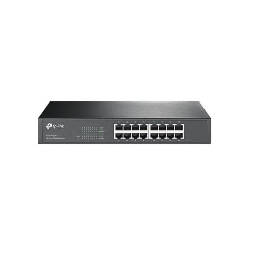 TP-Link TL-SF1016 | 16-poorts Fast Ethernet Switch (10/100 Mbps) | Unmanaged | 1U Rackmount | Zwart