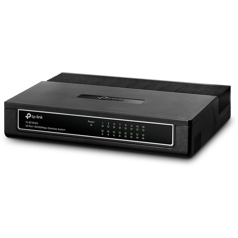 TP-Link TL-SF1016DS | Unmanaged Switch | 16 Poorten | Fast Ethernet (10/100 Mbps) - Afbeelding 2