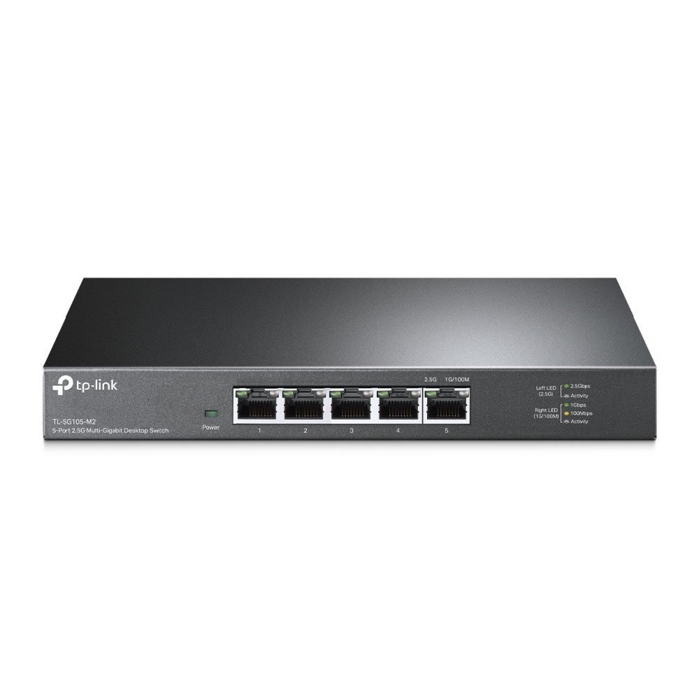 TP-Link TL-SG105-M2 | Unmanaged Switch | 5 Poorten | Multi-Gigabit Ethernet (100/1000/2500 Mbps) | Zwart - Afbeelding 2