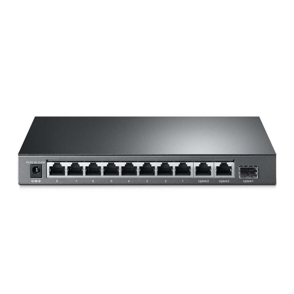 TP-Link TL-SG1210MP | Unmanaged Switch | 10 Poorten | Gigabit Ethernet (10/100/1000 Mbps) | 8x PoE+ | Desktop - Afbeelding 4