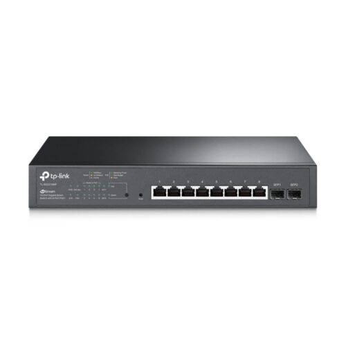 TP-Link TL-SG2210MP | Managed Smart Switch | 10 Poorten | Gigabit Ethernet (10/100/1000 Mbps) | 8x PoE+