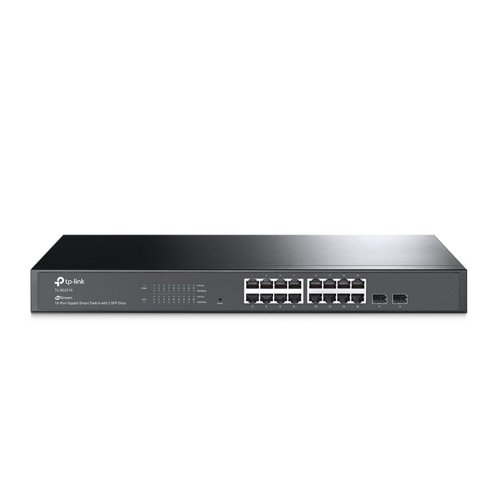 TP-Link TL-SG2218 | Managed Smart Switch | 16 Poorten | Gigabit Ethernet (10/100/1000 Mbps) | 2x SFP - Afbeelding 2