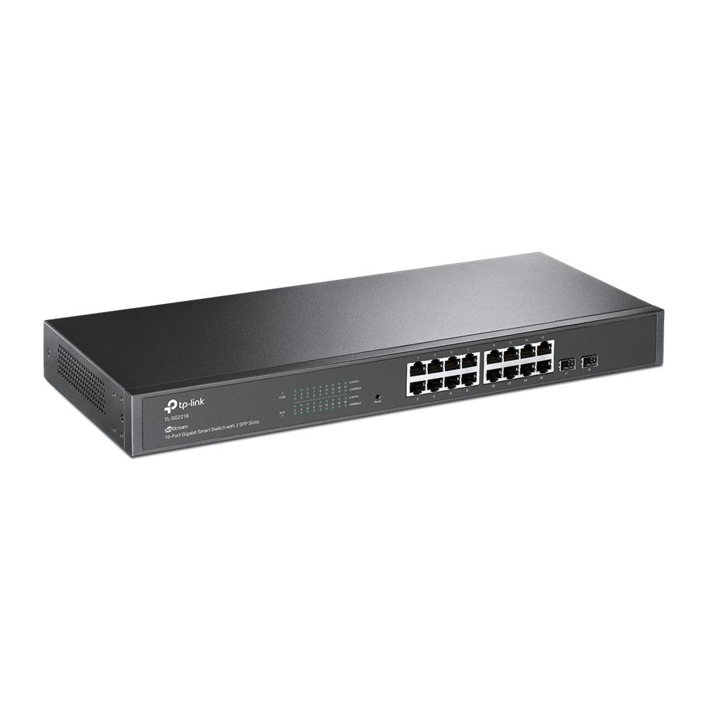 TP-Link TL-SG2218 | Managed Smart Switch | 16 Poorten | Gigabit Ethernet (10/100/1000 Mbps) | 2x SFP - Afbeelding 3