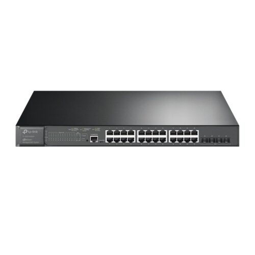 TP-Link TL-SG3428XMP | JetStream Managed L2+ Switch | 28 Poorten | Gigabit Ethernet (10/100/1000 Mbps) | 24x PoE+ (384W) | 4x 10G SFP+ | Omada SDN