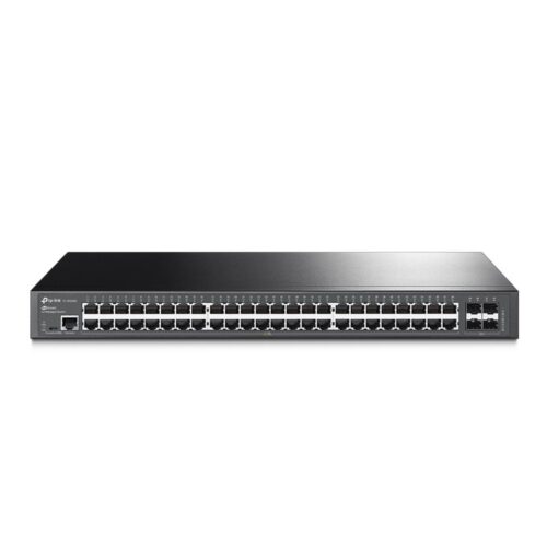 TP-Link TL-SG3452 | JetStream Managed L2 Switch | 52 Poorten | Gigabit Ethernet (10/100/1000 Mbps) | 48x RJ45 + 4x SFP | Omada SDN | QoS/ACL