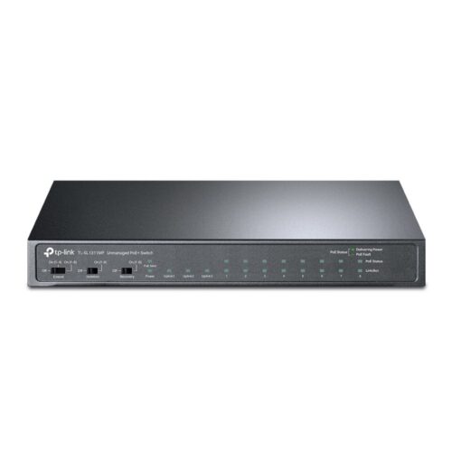 TP-Link TL-SL1311MP | 8-poorts 10/100 Mbps + 3-poorts Gigabit Desktop Switch | 8x PoE+ (124W) | Extend & Isolation Mode | Fanless