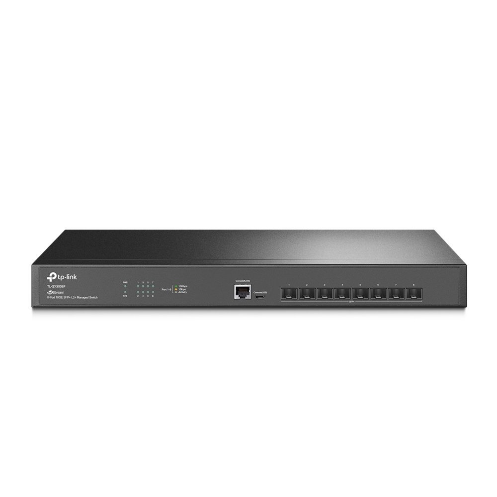 TP-Link TL-SX3008F | Managed L2+ Switch | 8 Poorten | 10G SFP+ | Rackmount - Afbeelding 2
