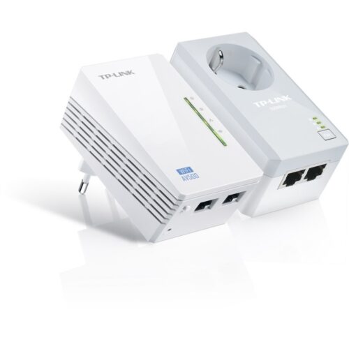 TP-Link TL-WPA4226 KIT | Powerline Adapter Set | 600 Mbps | Wi-Fi N300 | Fast Ethernet | Met Stopcontact | Wit