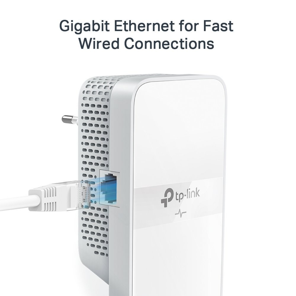TP-Link TL-WPA7617 KIT | Powerline Adapter Set | 1200 Mbps | Gigabit Ethernet | Wi-Fi AC1200 | Wit | HomePlug AV2 - Afbeelding 3