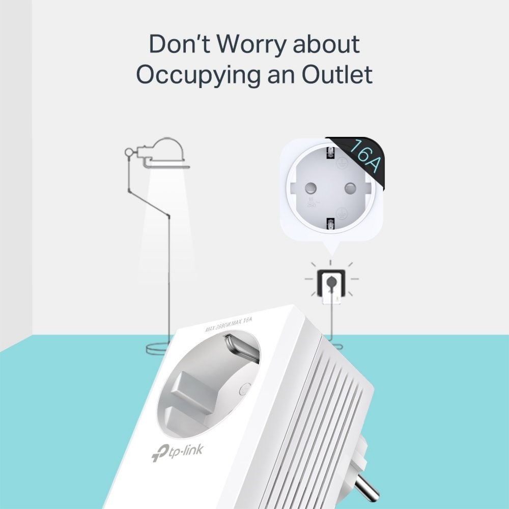 TP-Link TL-WPA7617 KIT | Powerline Adapter Set | 1200 Mbps | Gigabit Ethernet | Wi-Fi AC1200 | Wit | HomePlug AV2 - Afbeelding 6