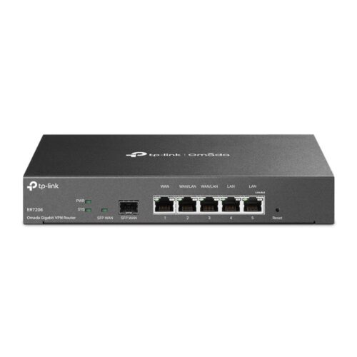 TP-Link TL‑ER7206 | SafeStream Multi‑WAN VPN Router | Gigabit | Omada SDN | Geen Wi‑Fi