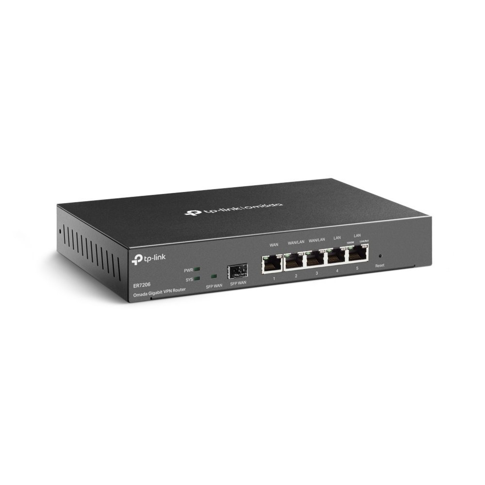 TP-Link TL‑ER7206 | SafeStream Multi‑WAN VPN Router | Gigabit | Omada SDN | Geen Wi‑Fi - Afbeelding 2