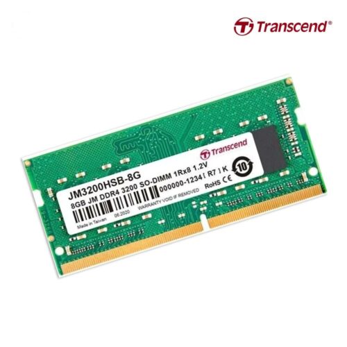 Transcend JetRam JM3200HSB-8G | 8GB DDR4 3200 MHz | SO-DIMM (1×8GB) | CL22