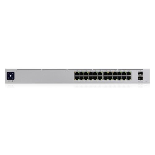 Ubiquiti Networks UniFi Pro | Managed L2/L3 Switch | 24 Poorten | Gigabit Ethernet (10/100/1000 Mbps) | PoE | 1U Rackmount | Zilver
