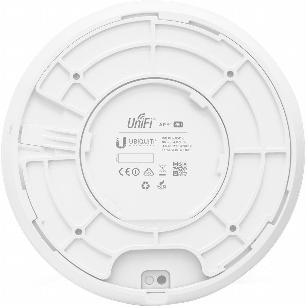 Ubiquiti UniFi UAP-AC-PRO (5-pack) | WiFi 5 Access Point (AC1750) | 1300 Mbit/s | PoE (met Adapter) | Inclusief Plafond- en Muurmontagebeugel - Afbeelding 2