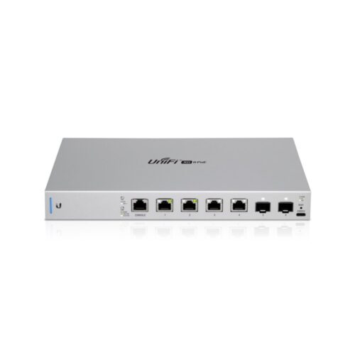 Ubiquiti UniFi US-XG-6POE | Managed Switch | 6 Poorten | 10G Ethernet (100/1000/10000) | Power over Ethernet (PoE) | 1U | Grijs