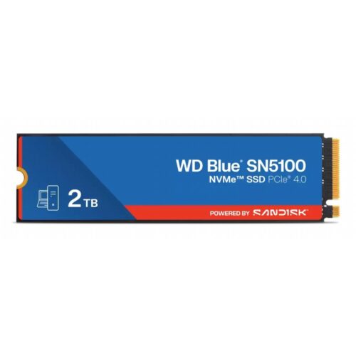 WD Blue SN5100 | 2TB NVMe SSD | PCIe 4.0 x4 | M.2 | Tot 5.000 MB/s