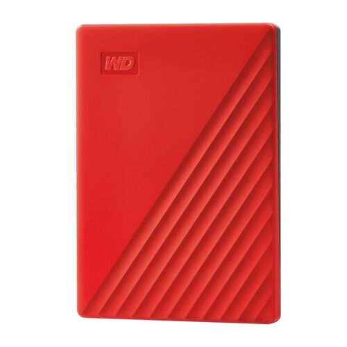 WD My Passport Externe Harde Schijf | 2TB | USB 3.2 | Rood