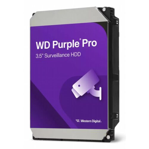 WD Purple Pro WD122PURP | 12TB Surveillance HDD | 7200 RPM | 512MB Cache | SATA III | 3.5"
