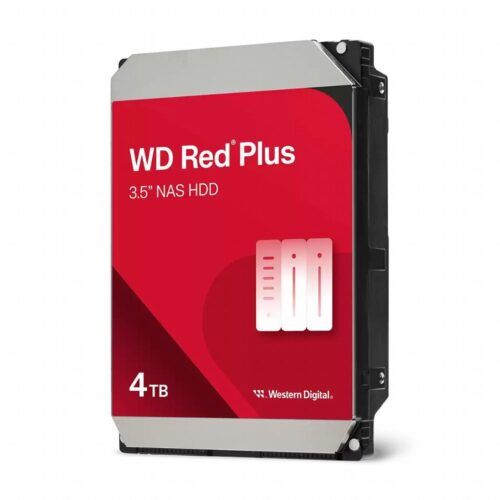 Western Digital Red Plus WD40EFZZ | Interne HDD 4 TB | 3.5" SATA III | 5400 RPM | 128 MB Cache