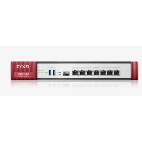 Zyxel USG Flex 500 | Next-Gen Firewall | 7x Gigabit LAN/WAN | 1x SFP | 2,3 Gbps SPI | 810 Mbps VPN | Nebula Cloudbeheer | 1U Rackmount