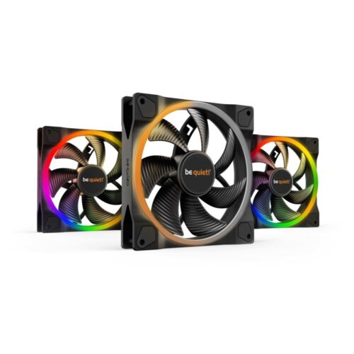 be quiet! Light Wings | 140mm PWM Triple Pack Computer behuizing Ventilator 14 cm Zwart 1 stuk(s)