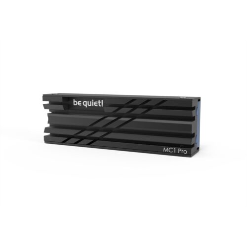 be quiet! MC1 PRO | M.2 SSD Heatsink | Dubbele Heatsink | Aluminium | Zwart