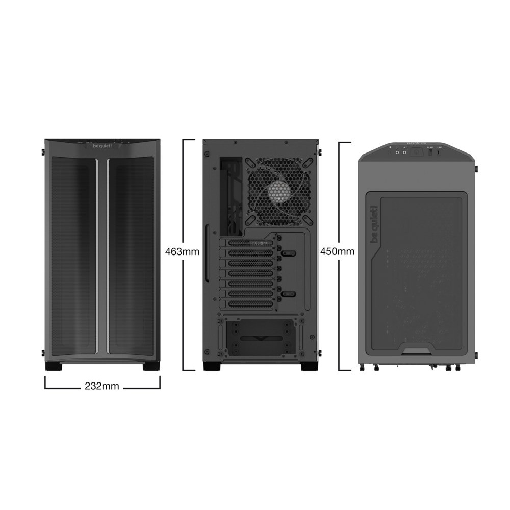 be quiet! Pure Base 500DX RGB | Midi Tower | Zwart - Afbeelding 2