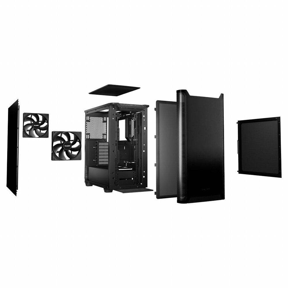 be quiet! Pure Base 501 | Midi Tower Case | Zwart - Afbeelding 4